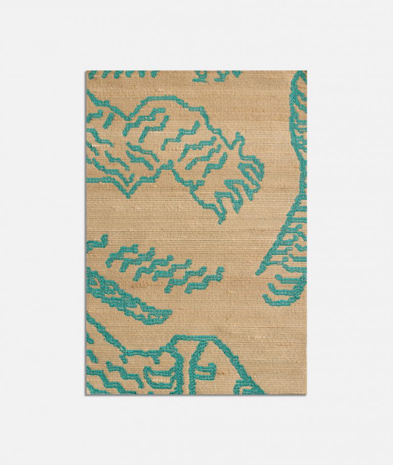 Ткань - Dedar - Tiger Silk - 004 Miami green