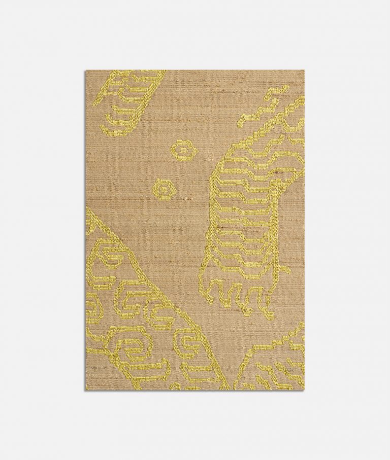 Ткань - Dedar - Tiger Silk - 002 lemon freeze