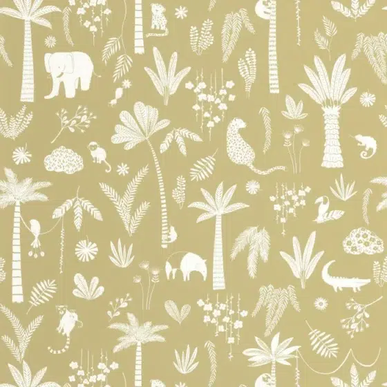 Обои - Casadeco - ONCE UPON A TIME 2 - Poetic jungle - Olive (арт. 200767272)