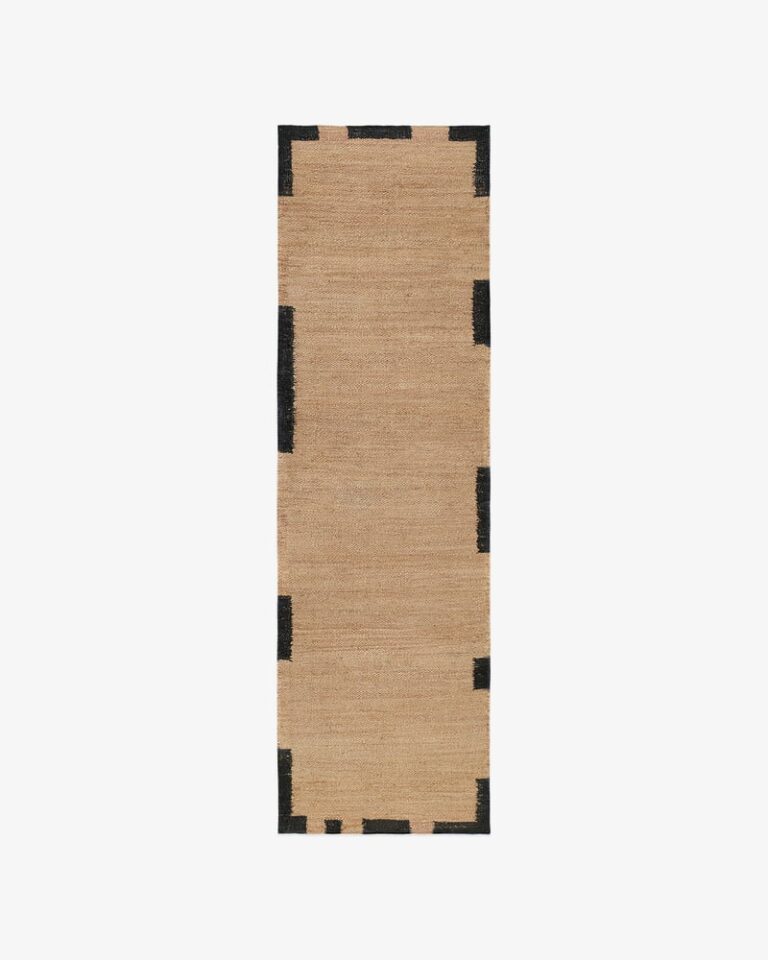 Ковёр Nordic Knots - Jute Edge Runner – Black - 75x250