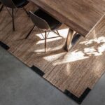 Ковёр Nordic Knots — Jute Edge – Black — 300×400