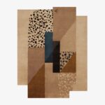 Ковёр Nordic Knots — Art Deco 2 – Brown — 100×125