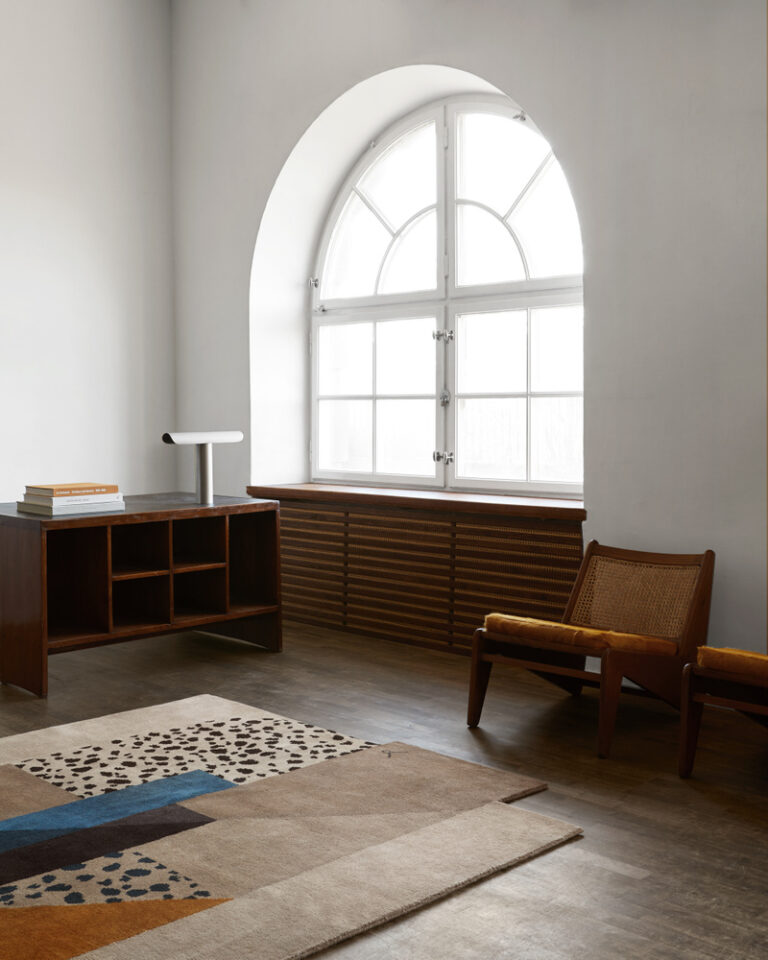 Ковёр Nordic Knots — Art Deco 2 – Brown — 100×125