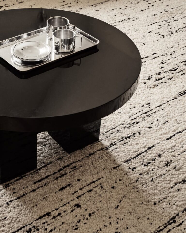 Ковёр Nordic Knots — Boucle – Black/White — 350×450