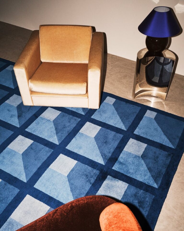 Ковёр Nordic Knots — Garden Maze – Blue — 140×200