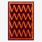 Ковёр Nordic Knots — Folding Ribbon – Burgundy — 200×300
