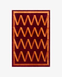 Ковёр Nordic Knots — Folding Ribbon – Burgundy