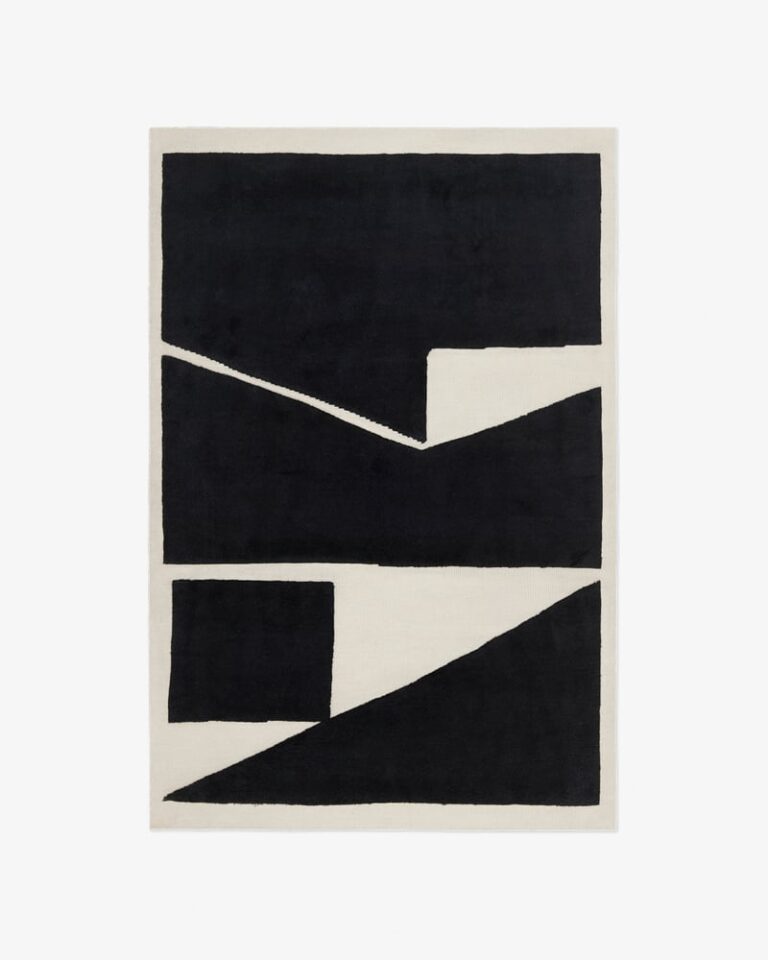 Ковёр Nordic Knots -  Untitled 1 – Dusty White/Black - 300x400
