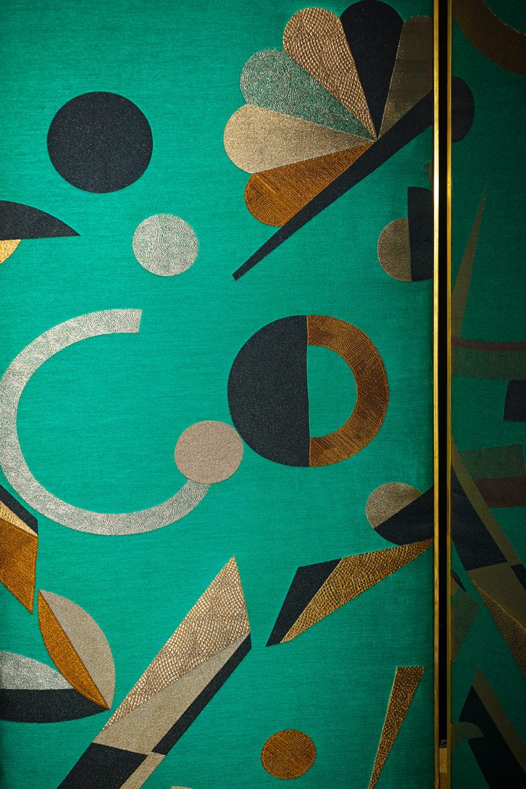 Ткань — Dedar — Manifesto Futurista — 002 smeraldo