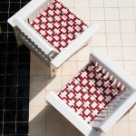 Ткань — Dedar — Campus — 002 rouge marinière