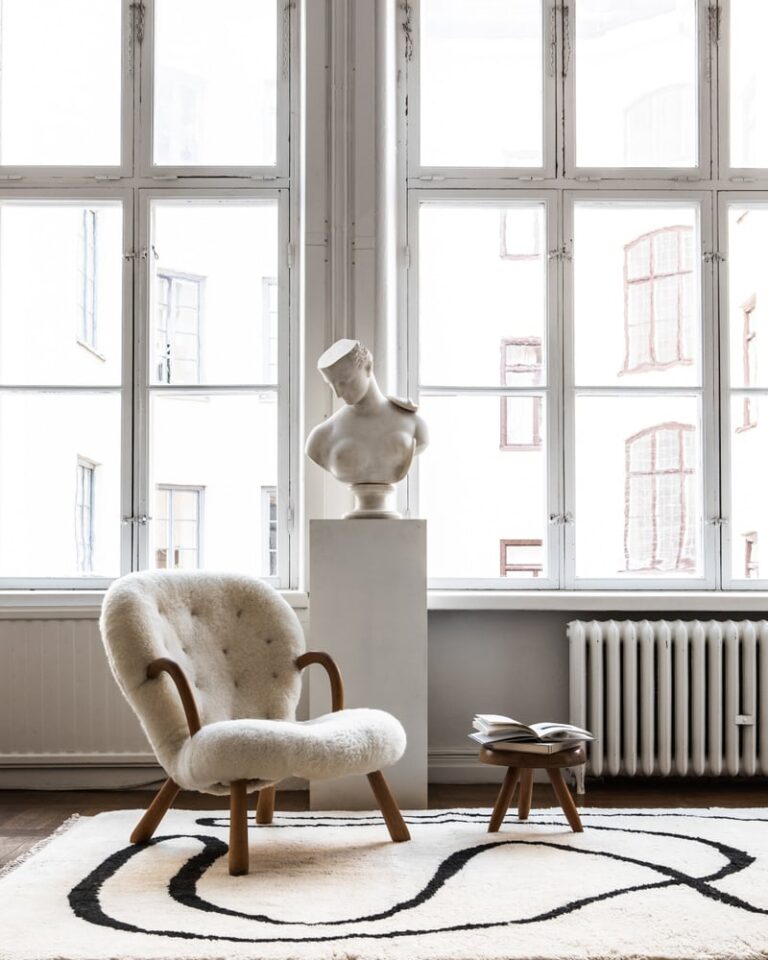 Ковёр Nordic Knots — Simple Object 18 – Dusty White — 140×200