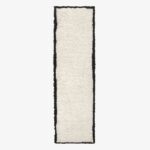 Ковёр Nordic Knots — Shaggy Runner – Cream/Black — 75×350