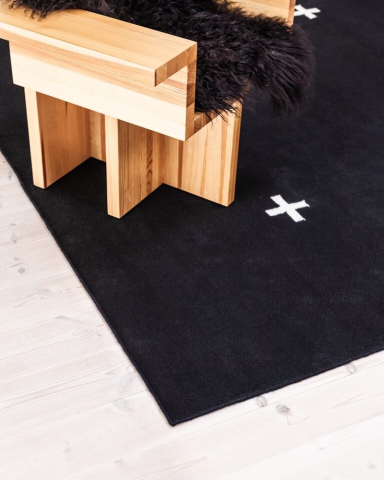 Ковёр Nordic Knots — Plus – Black/Cream — 300×400