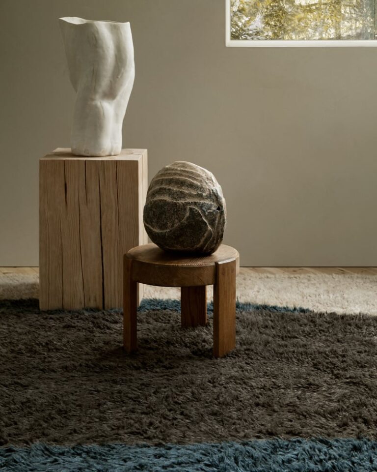 Ковёр Nordic Knots — Monolith 02 – Sand/Teal — 140×200