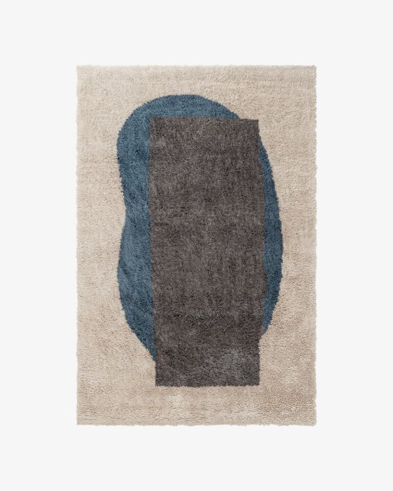 Ковёр Nordic Knots - Monolith 02 – Sand/Teal - 140x200