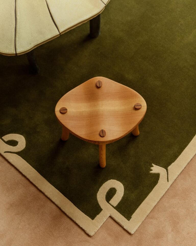 Ковёр Nordic Knots —  Loops – Green — 350×450