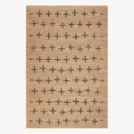 Ковёр Nordic Knots — Jute Cross – Black — 300×400