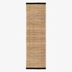 Ковёр Nordic Knots — Jute Runner – Black — 75×250