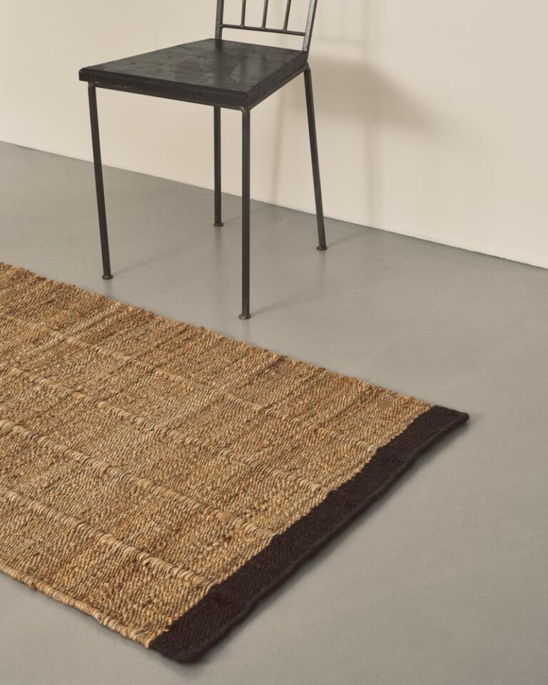 Ковёр Nordic Knots — Jute Runner – Black — 75×250