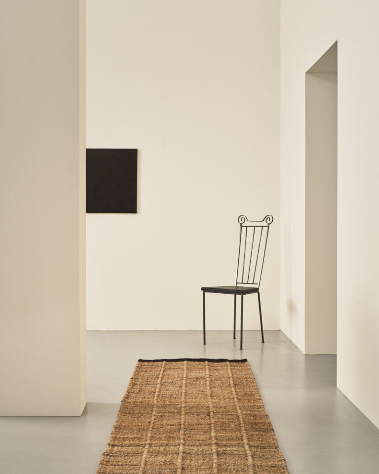 Ковёр Nordic Knots — Jute Runner – Black — 75×250