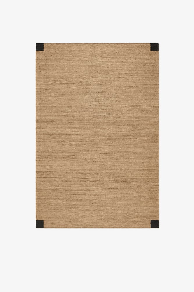 Ковёр Nordic Knots — Jute Corner – Black — 140×200