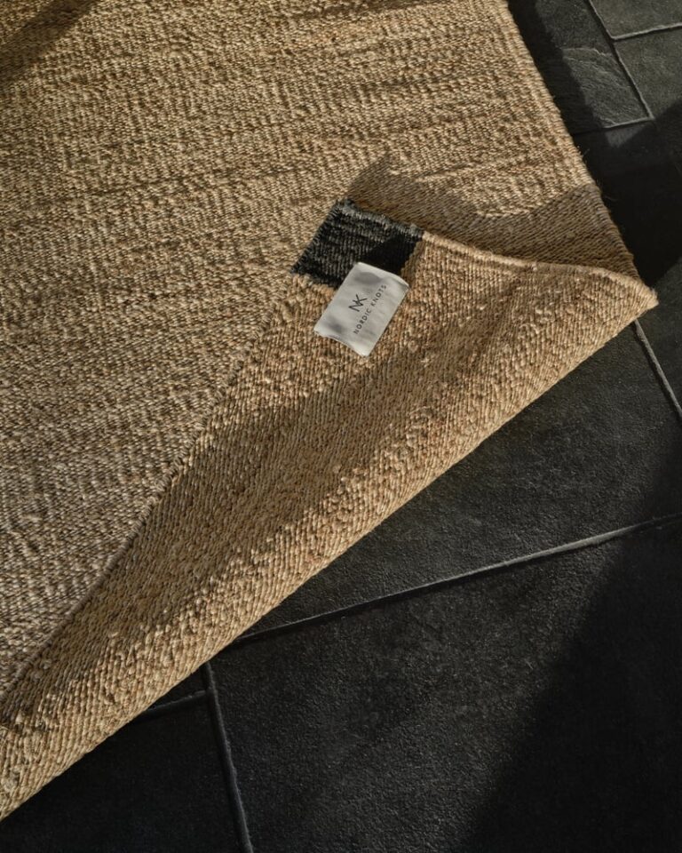 Ковёр Nordic Knots —  Jute Corner – Black — 250×250