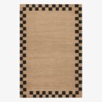 Ковёр Nordic Knots —  Jute Border – Black — 140×200