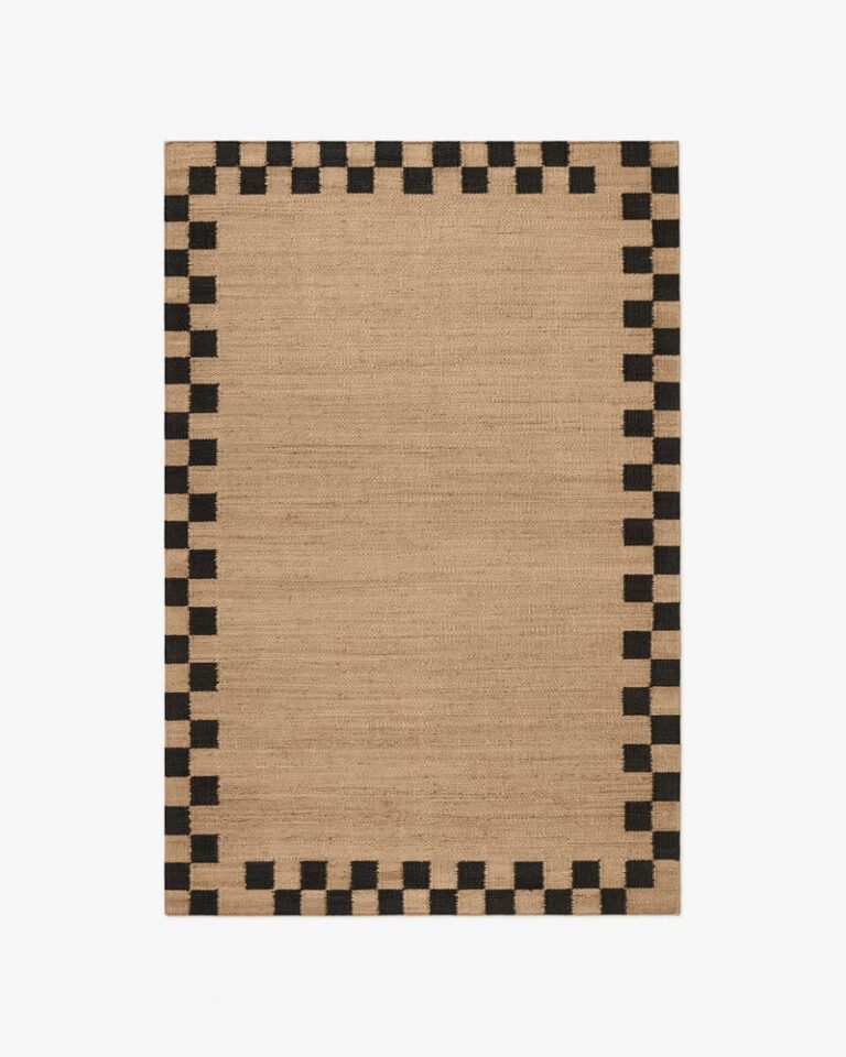 Ковёр Nordic Knots -  Jute Border – Black - 200x300