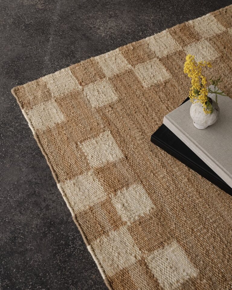 Ковёр Nordic Knots — Jute Border – Cream — 140×200