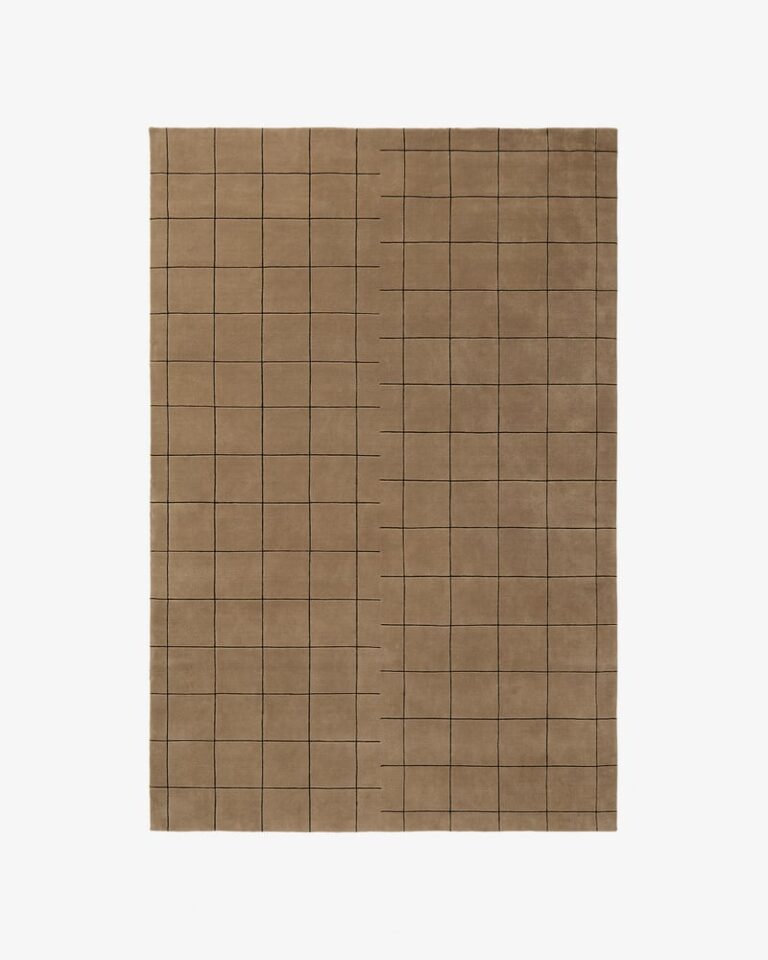 Ковёр Nordic Knots - Grid – Chestnut/Black - 140x200