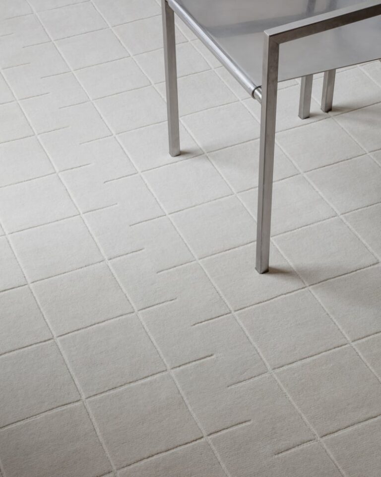 Ковёр Nordic Knots — Grid – Dusty White/Cream — 140×200