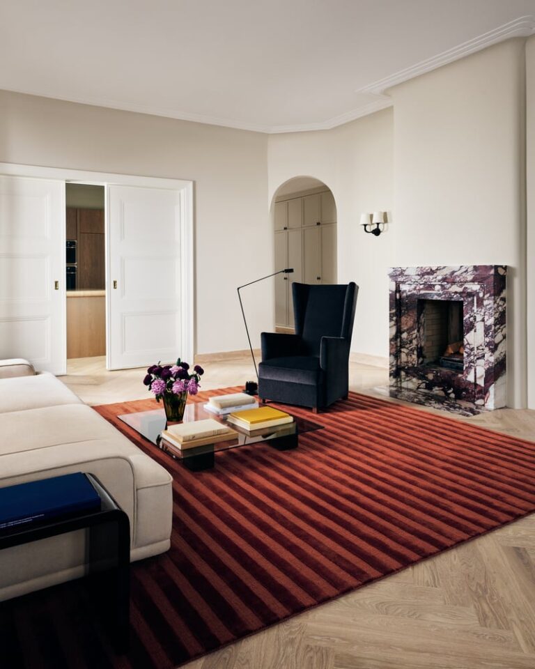 Ковёр Nordic Knots — Park 03 – Burgundy — 140×200