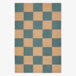 Ковёр Nordic Knots —  Square – Blue/Coral — 140×200