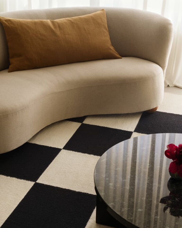 Ковёр Nordic Knots — Square – Black/Cream — 170×240