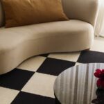 Ковёр Nordic Knots —  Square – Black/Cream — 140×200