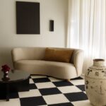 Ковёр Nordic Knots —  Square – Black/Cream — 250×350