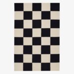 Ковёр Nordic Knots —  Square – Black/Cream — 140×200