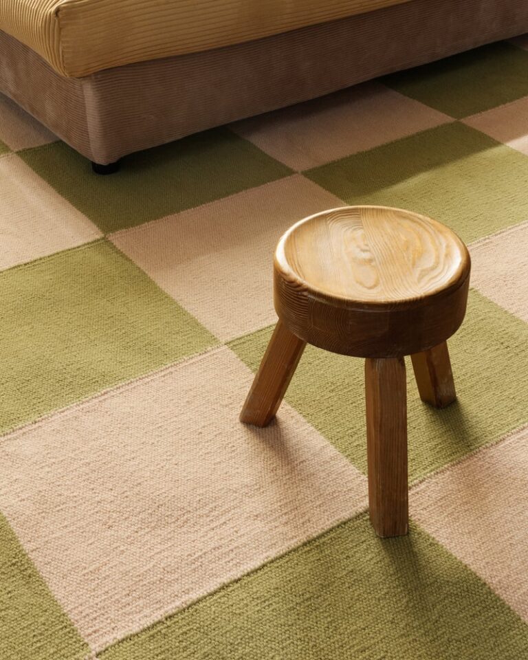 Ковёр Nordic Knots — Square – Green/Pink — 250×350