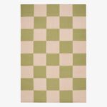 Ковёр Nordic Knots — Square – Green/Pink — 140×200