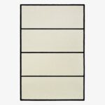Ковёр Nordic Knots — Norr Mälarstrand 01 – Dusty White/Black — 200×300