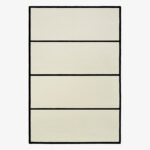 Ковёр Nordic Knots — Norr Mälarstrand 01 – Dusty White/Black — 170×240