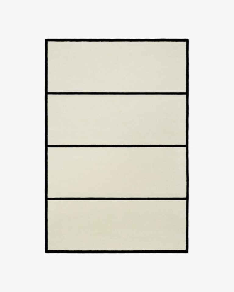 Ковёр Nordic Knots - Norr Mälarstrand 01 – Dusty White/Black - 250x350