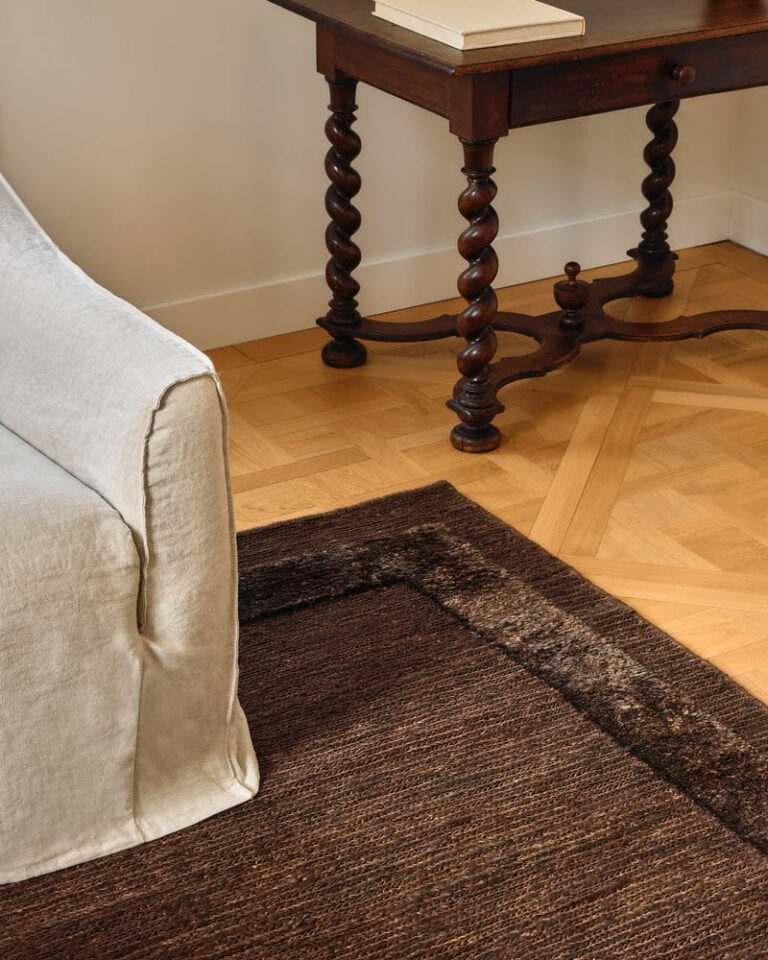 Ковёр Nordic Knots — Jute Frame – Dark Brown — 250×350