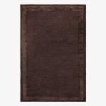 Ковёр Nordic Knots —  Jute Frame – Dark Brown — 170×240
