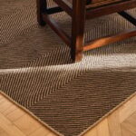 Ковёр Nordic Knots —  Jute Herringbone – Natural/Brown — 75×350