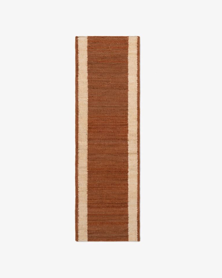 Ковёр Nordic Knots - Jute Stripes Runner – Red - 75x250