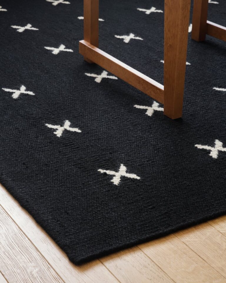 Ковёр Nordic Knots — Cross – Black/Cream — 170×240
