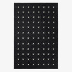 Ковёр Nordic Knots — Cross – Black/Cream — 140×200