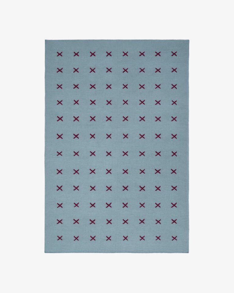 Ковёр Nordic Knots - Cross – Blue/Burgundy - 200x300