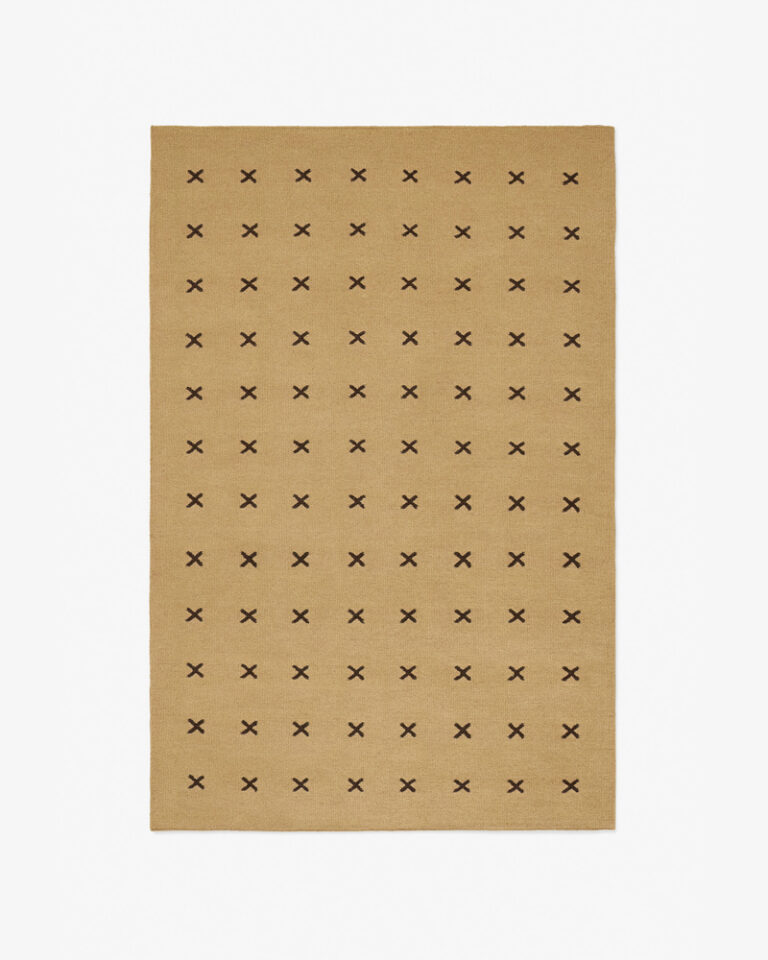Ковёр Nordic Knots - Cross – Mustard/Dark Brown - 140x200